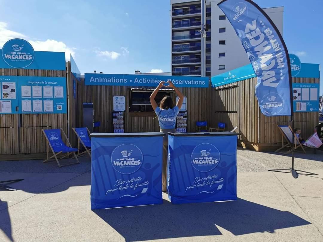 L'Alteia - L'Appartement Les Pieds Dans L'Eau Avec Place De Parking Prive Et Acces Direct A La Plage Berck 외부 사진